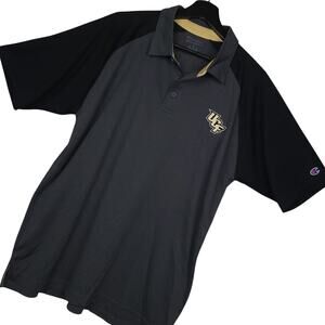 University of Central Florida UCF Champion Men's Polo Shirt Sz Large Embroidered